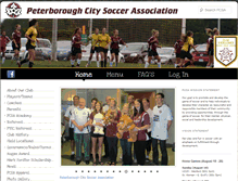 Tablet Screenshot of pcsasoccer.com